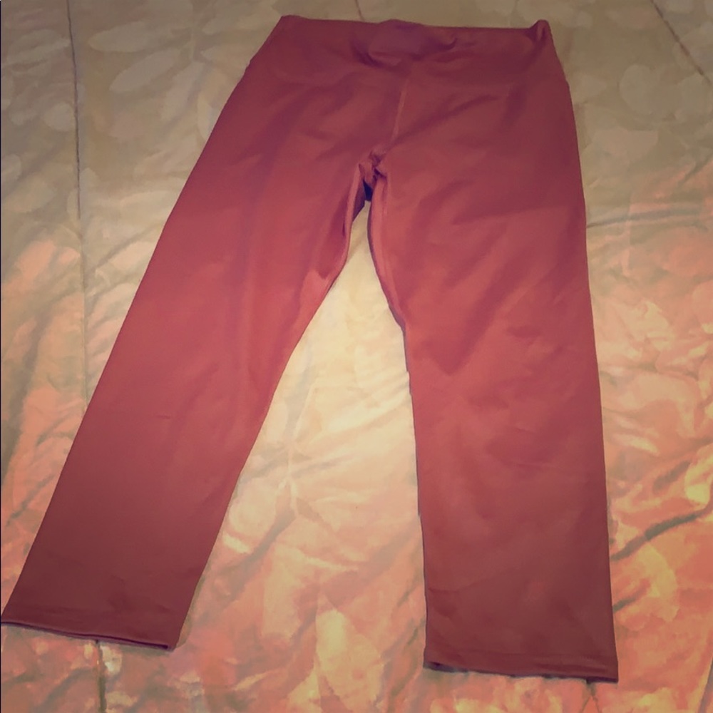 Yoga leggings stretchy pink